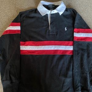 A Ralph Lauren Polo rugby style shirt (boys)